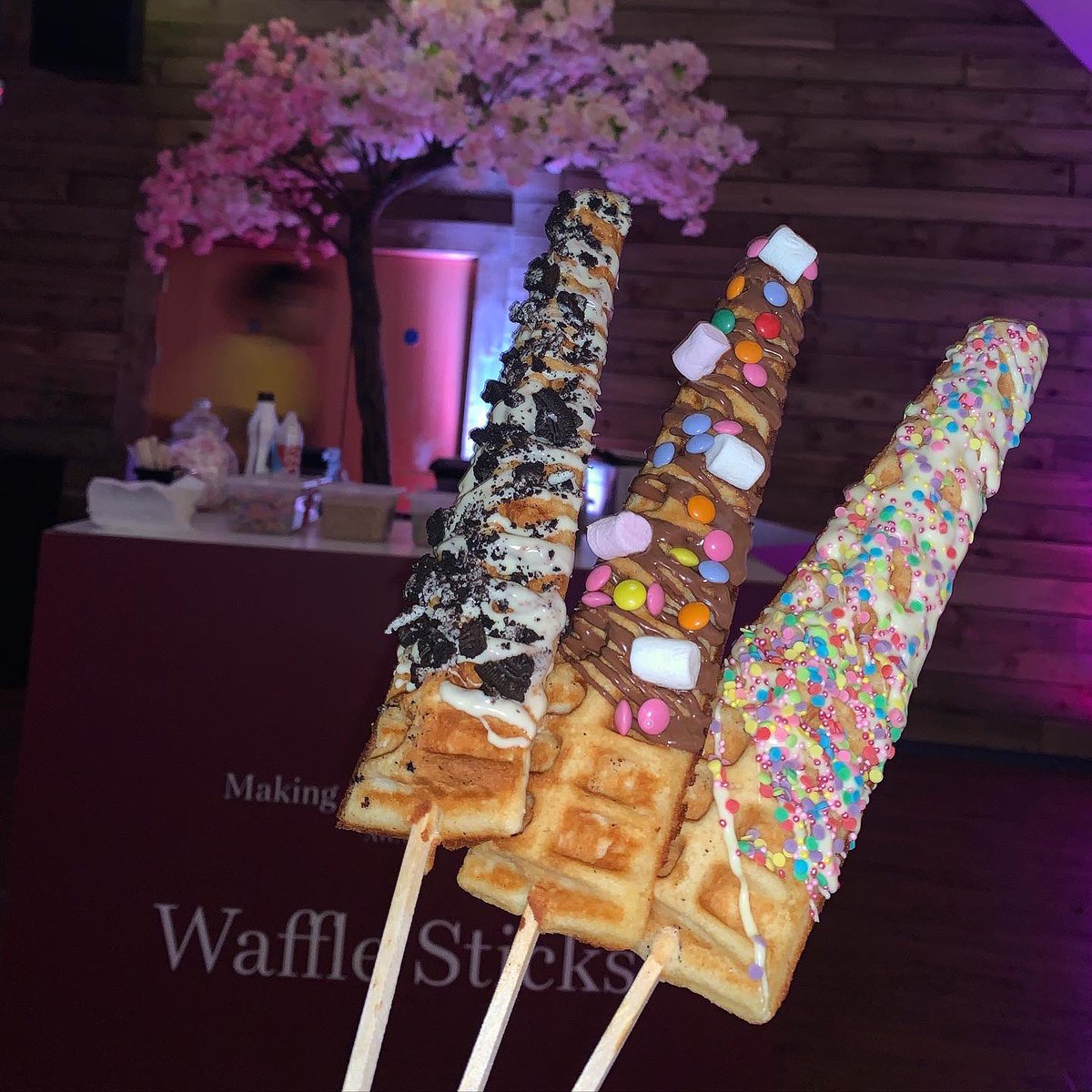 Award ceremony with <a href="/apetitouk/">apetito</a> X <a href="/wiltsfarmfoods/">Wiltshire Farm Foods</a> 

Cute setup provided by the client 🙌

Brand collabs/ pop-ups:
Hello@wafflestick.co.uk