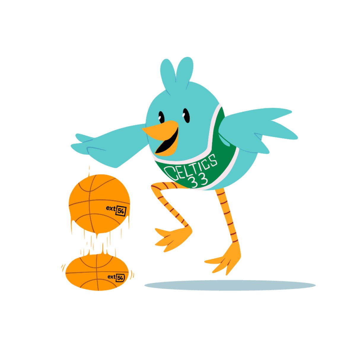 ext54's tweet image. #FACTS: @Twitter's famous blue bird is named after #Boston @celtics player Larry Bird. 🐦 #celtics #funfact #twitter