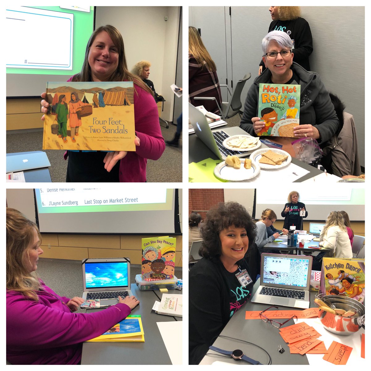 Learning from #LISDLAS how to use multicultural books to grow language and literacy as well as foster a love for reading!! @AndreaHonigsfel