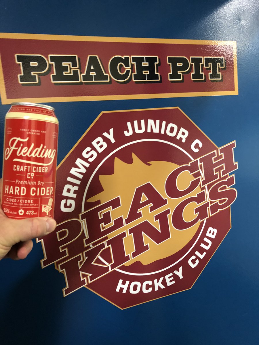 Enjoy a cold craft <a href="/FieldingCider/">FieldingCraftCiderCo.</a> or wines from <a href="/LongWeekendWine/">Long Weekend Wine Co</a> tonight at the last regular season home game for the <a href="/jrpeachkings/">Grimsby Peach Kings</a>