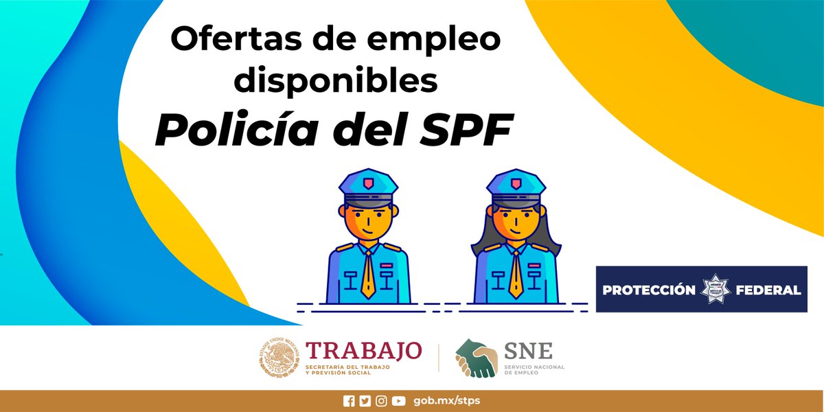 empleogob_mx's tweet image. 📢 #BolsaDeTrabajo 💼 Policía del SPF $14,470.00 ✅ Detalles de la convocatoria en ➡️ bit.ly/Convocatoria-S… #TrabajaCreceSupérate 👮♀👮♂