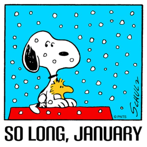 Peanuts_4Fans's tweet photo. Goodbye, January! https://t.co/OFqD12MUC8