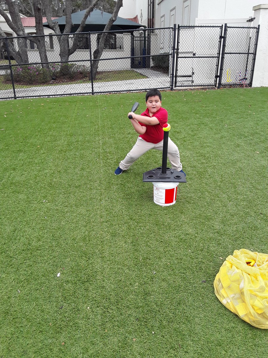 kclethen's tweet photo. Decided to give my kindergarteners a break from soccer and they chose my first love baseball. Next Step baseball and softball scholarships, trying to get them ready. https://t.co/UXa70yFAQS