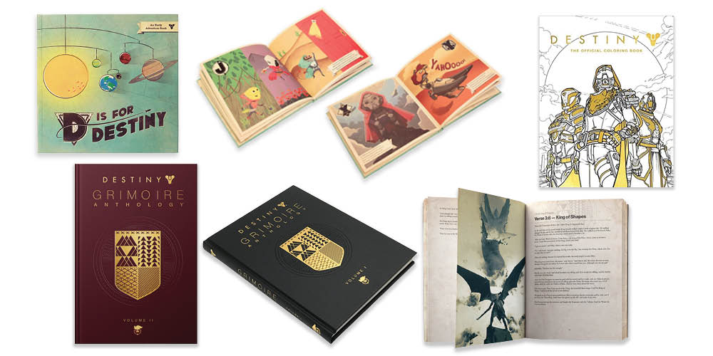 BungieStore's tweet photo. The second #GuardianGiveaways contest has ended! A winner has been selected. The Destiny Book Bundle can be found at a discount on the Bungie Store for a limited time only. Check in on Monday at 9AM PT for the final #GuardianGiveaways announcement!

https://t.co/ZCl5IbsSmC https://t.co/0RLYYTiXqS