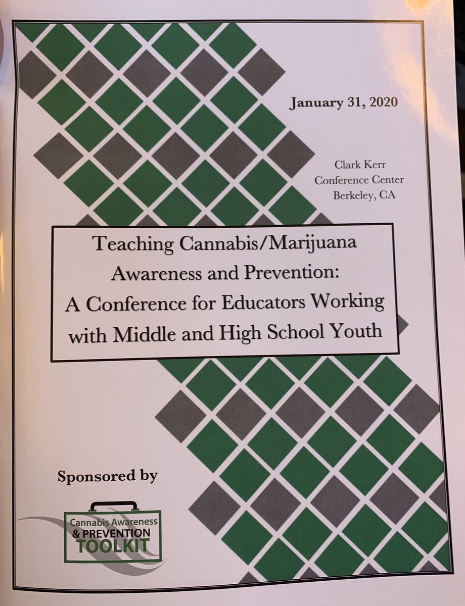 mrhealthteacher's tweet photo. Thrilled to be attending - and presenting at - the first annual conference on Cannabis & Youth with Stanford University’s Cannabis Toolkit (@CaptStanford).
Follow #CanPrevConference2020 for highlights throughout the day. https://t.co/BIkkivz5Om