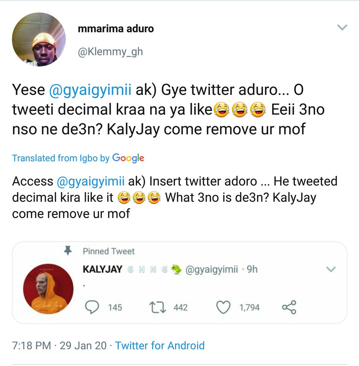 klemmy_ocy's tweet photo. I tell u this translation things are damn funny 😂 https://t.co/ydmrMBXMYV