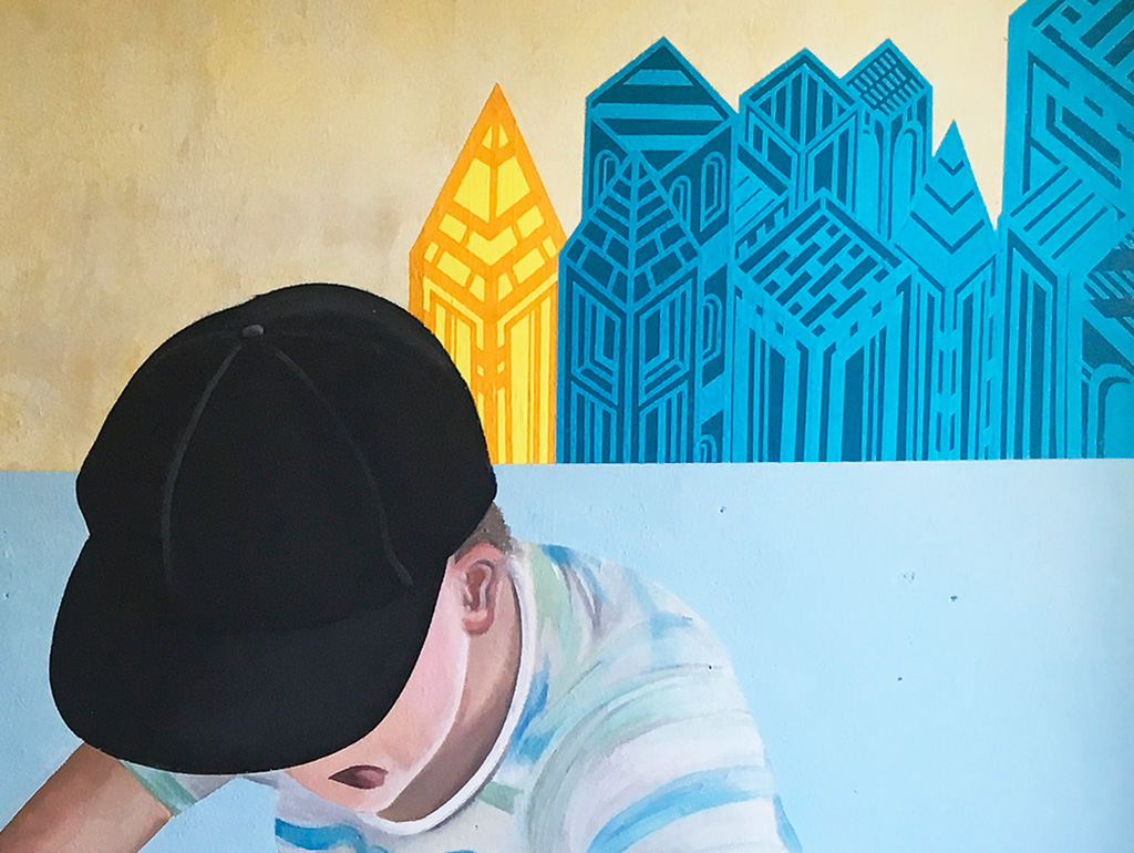 IPGtape's tweet photo. "Every child is an artist. Every house is a canvas." TAPE OVER CREW produced this phenomenal mixed media wall art using paint and IPG masking tape! See more amazing tape art at https://t.co/dr9ry5JaKy. @tapeoverberlin 

#tapeart #tapeover #wallart #mural #maskingtape #ipg https://t.co/vTUlbJjj8d