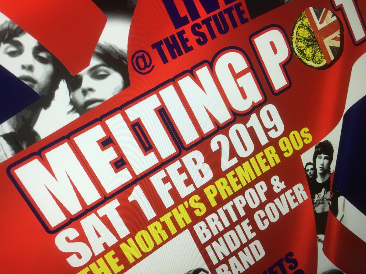 Stuck for how to celebrate #Brexit (or drown your sorrows) in Shildon? Try this tomorrow night. Nothing more British than a night of 90s indie songs from the length and breadth of the United Kingdom 🇬🇧 still a few tickets 🎫