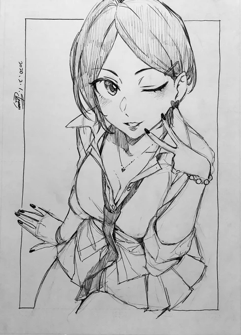 一日一奏!奏チャ!「GAL」です。

Gossip Clubめっちゃ聴くのでギャル水奏描いちゃう。
普通にセクシーギャルズも描きたいわね… 