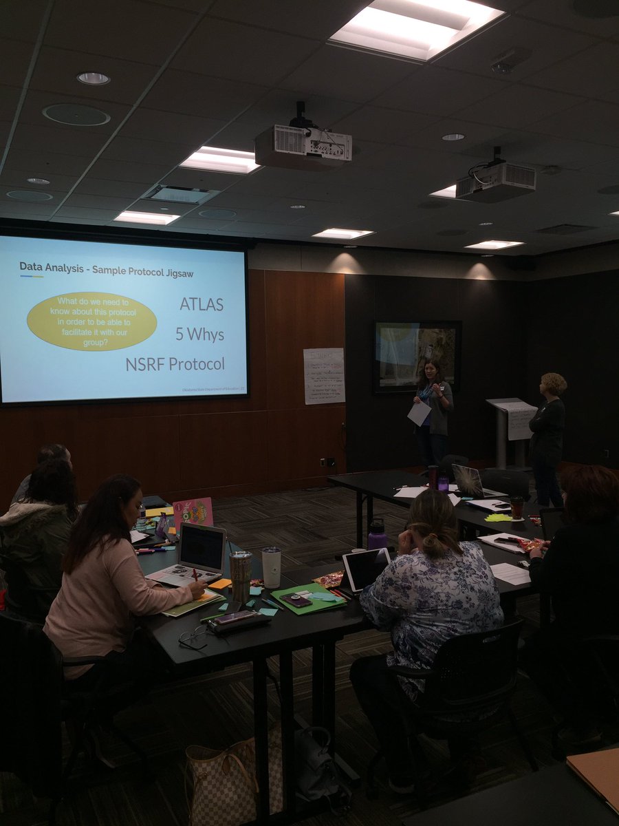 excel_ok's tweet photo. In a #PDSA cycle, “S” stands for Study. Our #OklahomaExcel Improvement Fellows are putting in work to lead effective data analysis conversations with their teams, so that they can increase their impact on student learning. #NetworkedImprovement #data https://t.co/zFe5ympGF8