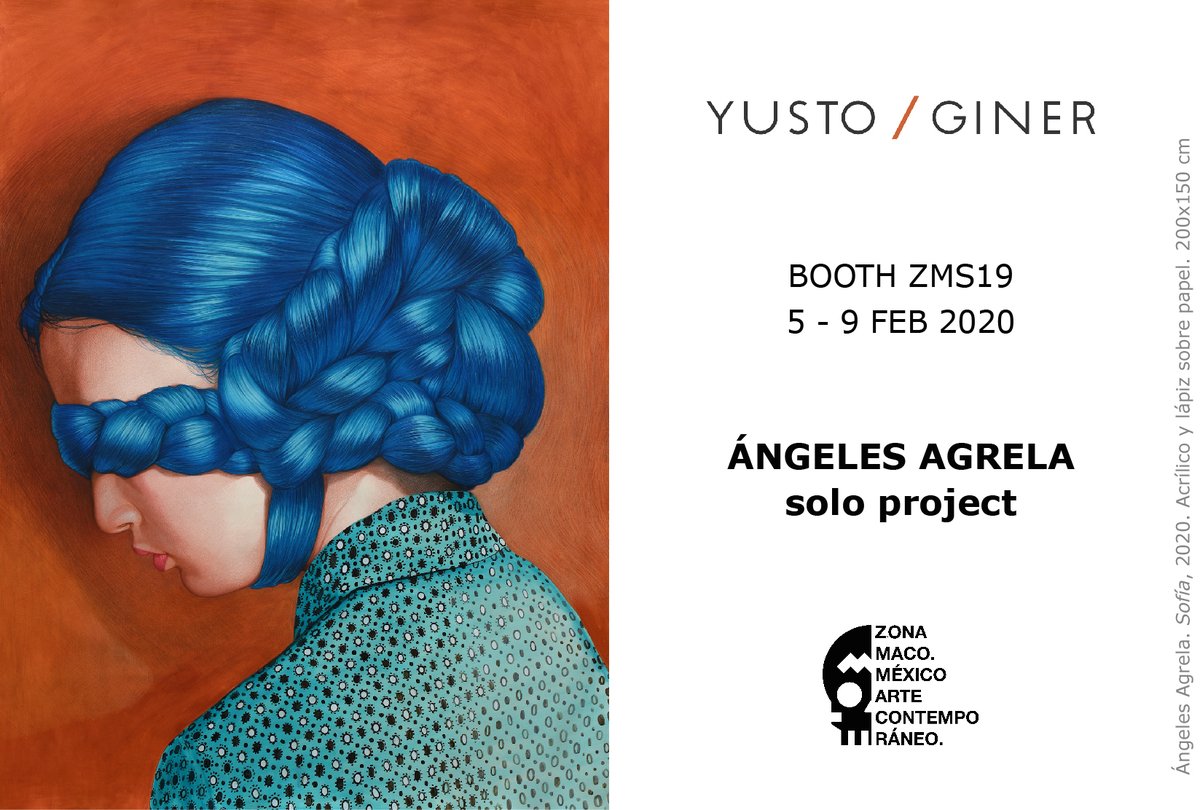 Del 5 al 9 de febrero estaremos en <a href="/ZonaMaco/">ZⓢONAMACO</a>  presentando un solo project de <a href="/AngelesAgrela/">angeles agrela</a>