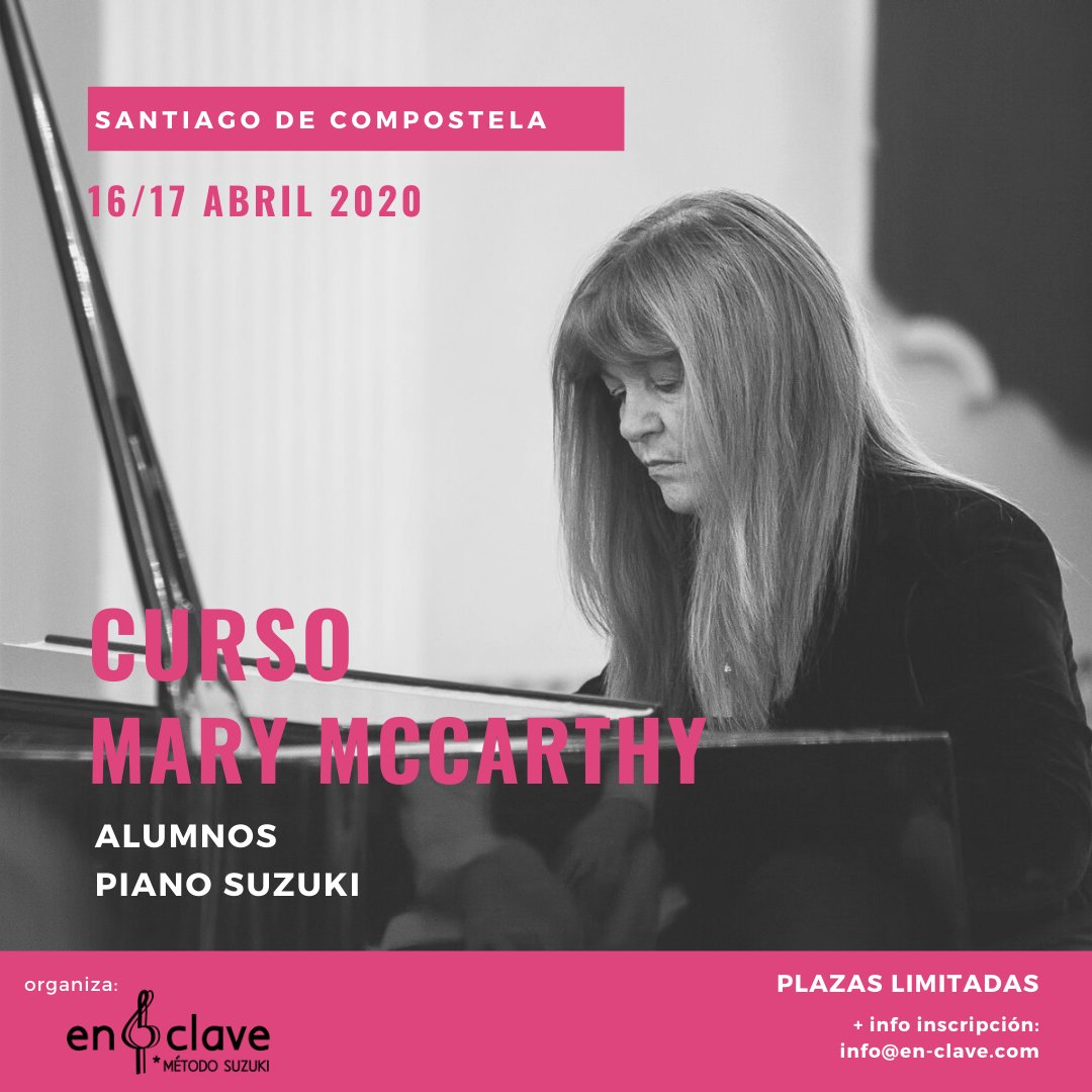 EnClave18's tweet photo. Los días 16 y 17 de abril tenemos la suerte de contar con la profesora 𝐌𝐚𝐫𝐲 𝐌𝐜𝐂𝐚𝐫𝐭𝐡𝐲 en nuestra escuela.🎹 
Más información en info@en-clave.com https://t.co/BRVJzI6OyQ