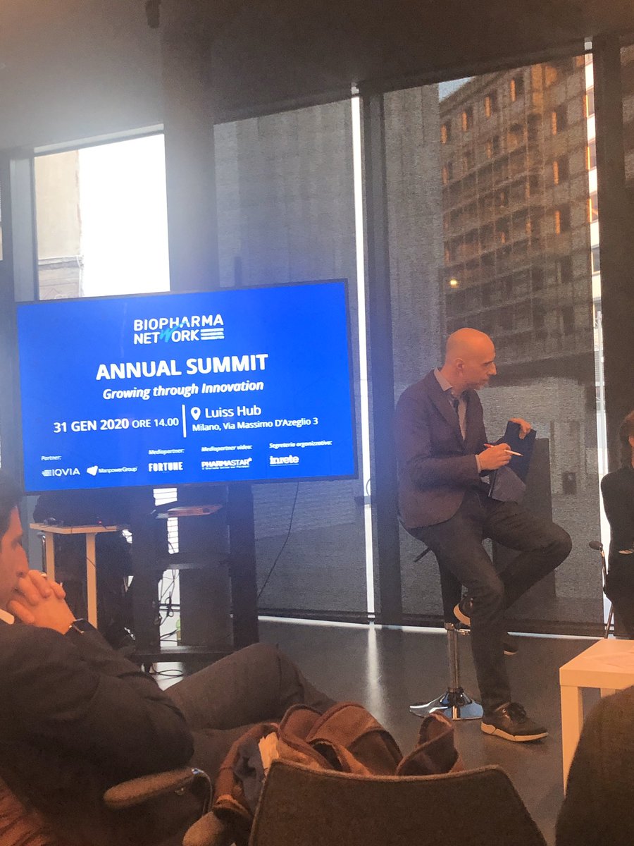 lucasimo78's tweet photo. Il presidente @Emanuele__Monti apre il panel #innovation all’Annual Summit di @BioPharmatweet https://t.co/klQKCvVIpG