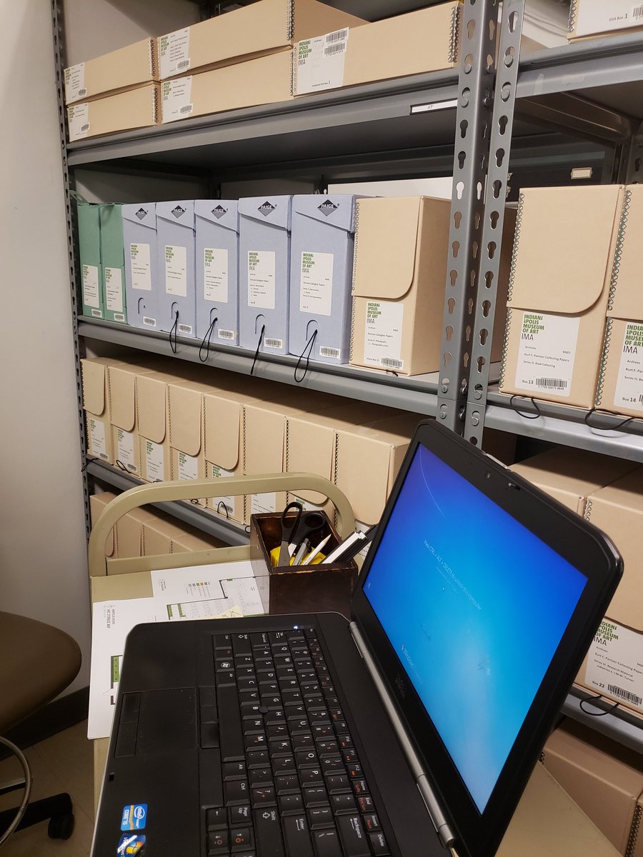 lydianmodeIndy's tweet photo. January #LoneArranger goal: finally complete #ShelfReading from when we swapped out units in Nov. Took me most of Nov/Dec to move the collections back, cart by cart. #archives https://t.co/1Sc6gnHCdU