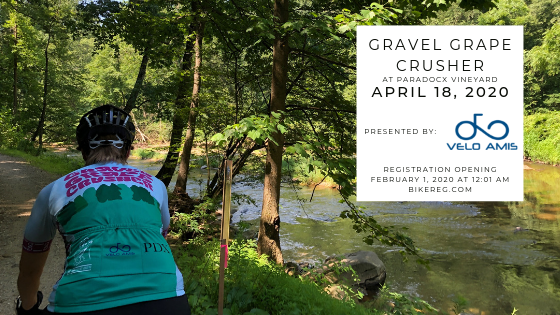 velo_amis's tweet photo. 2020 Gravel Grape Crusher Registration Opening Tomorrow! #gravelcycling #veloamis #cycling #wine 🍇 - https://t.co/ooT9bqTQ60 https://t.co/plAwY0IV1k