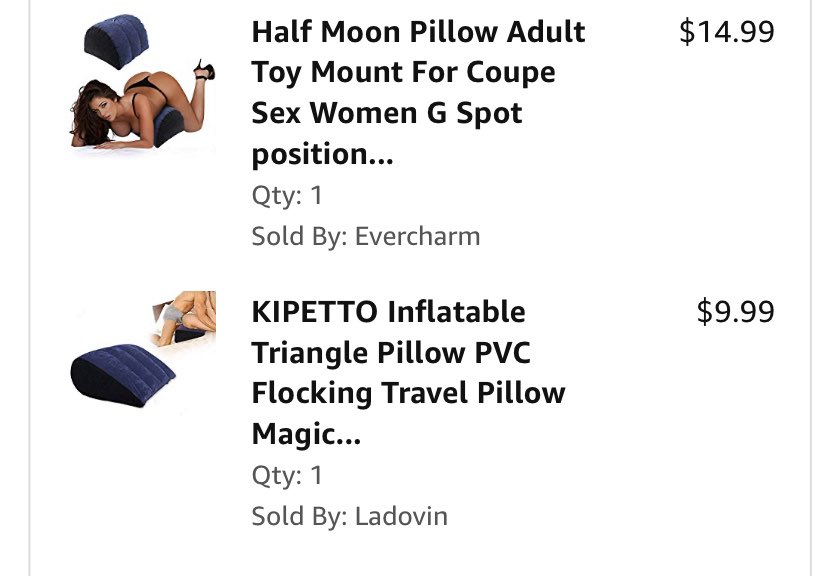 Cody_and_Kyra's tweet photo. @Lunacyfringexx1 These.☺️No clue if they’re good. I don’t want to spend a lot of money until I know exactly what we need/will use. Will expect to upgrade later. 

(Also dont say anything but secretly hoping a raised target will help keep her aim south of my tailbone!) #SmallTarget #CuteLittleButt https://t.co/qkhR7dthrx