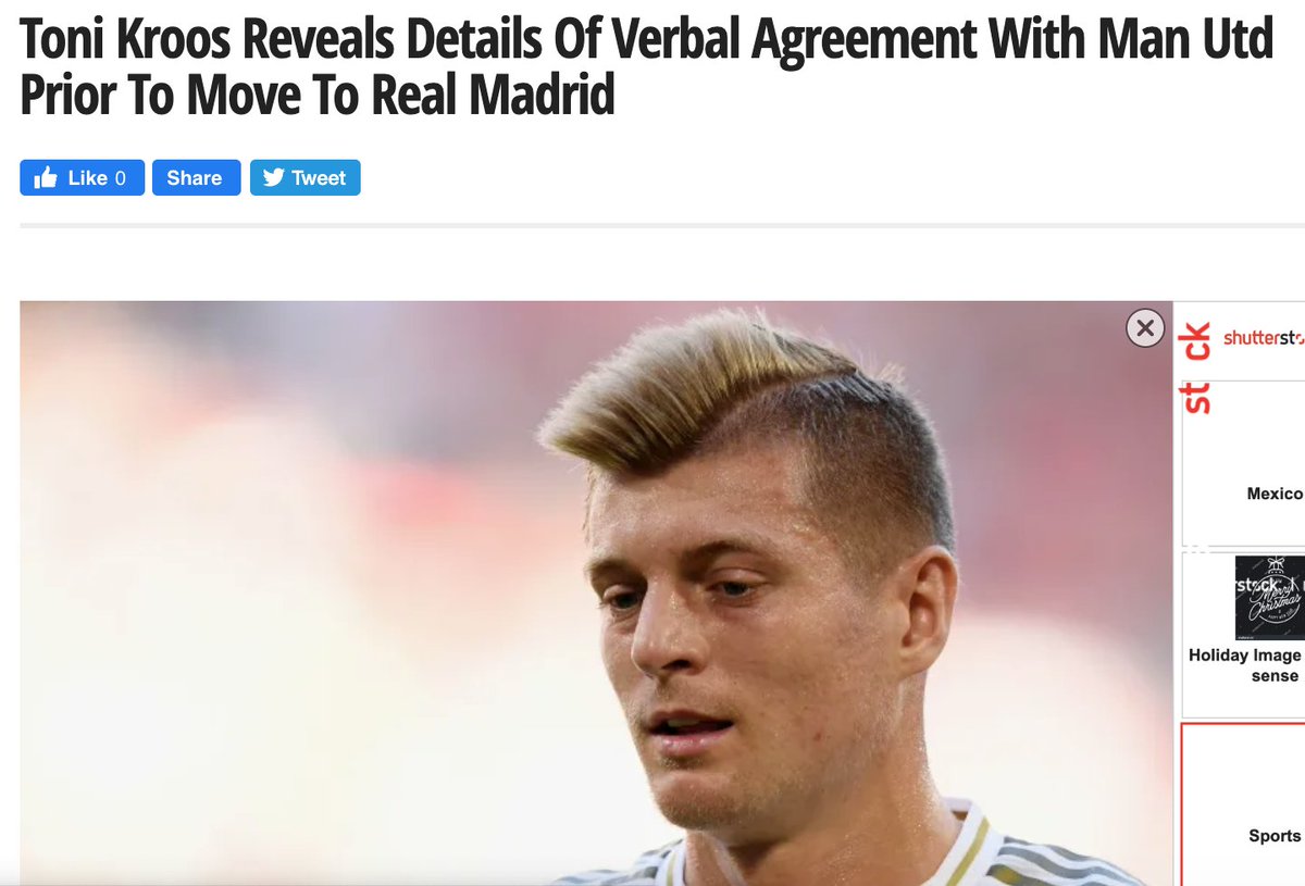 United had a verbal agreement with Toni Kroos to join before the window closed, but he stayed at Bayern. More on him later.