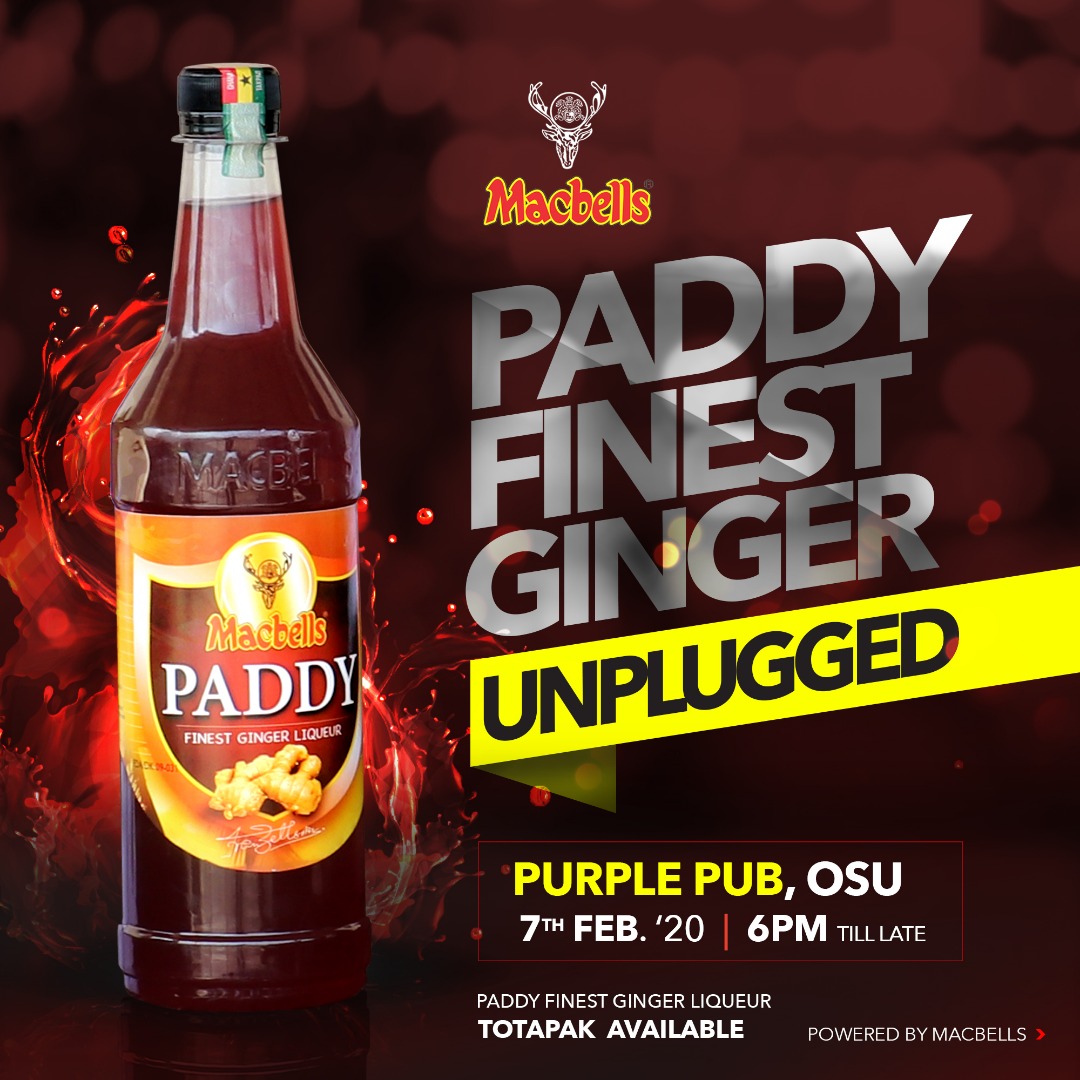 Nana_asare34's tweet photo. Ghana We Are Ready! To UNPLUGGED π
#Paddy_Finest_Ginger π·π·
ποΈOn Friday 7th February, 2020
πOSU PURPLE PUB
π 6pm Till Late
An initiative of #Epic_Concept and Powered by @macbells_gh
Facebook; Macbells Paddy Finest Ginger https://t.co/pnchknoUEh