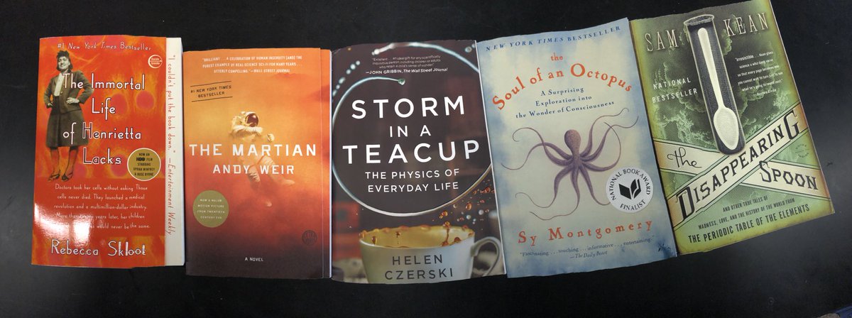 MrJOlsen's tweet photo. It’s that time again. #PNScienceBookClub starts next week Tuesday in room L.118. Come by and find an awesome group of people to read an awesome book with. If you can’t make it just stop by anytime and I’ll set you up. https://t.co/ce2nhnWgk5