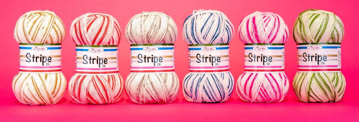wool4less's tweet image. 😍NEW Stripe DK has 6 shades to choose from. But which is your favourite? 🧡❤️🖤💙💖💚
#KingCole
More information 🧐: wool4less.co.uk/King-Cole-Stri…