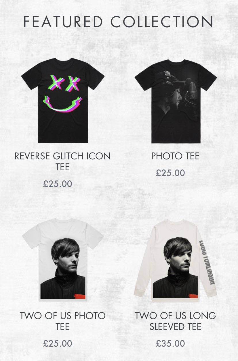 Louis Tomlinson News on X: #Merch  Faith In The Future World Tour - North  America merch is available for pre-order! #FITFWTUncasville Shop:    / X