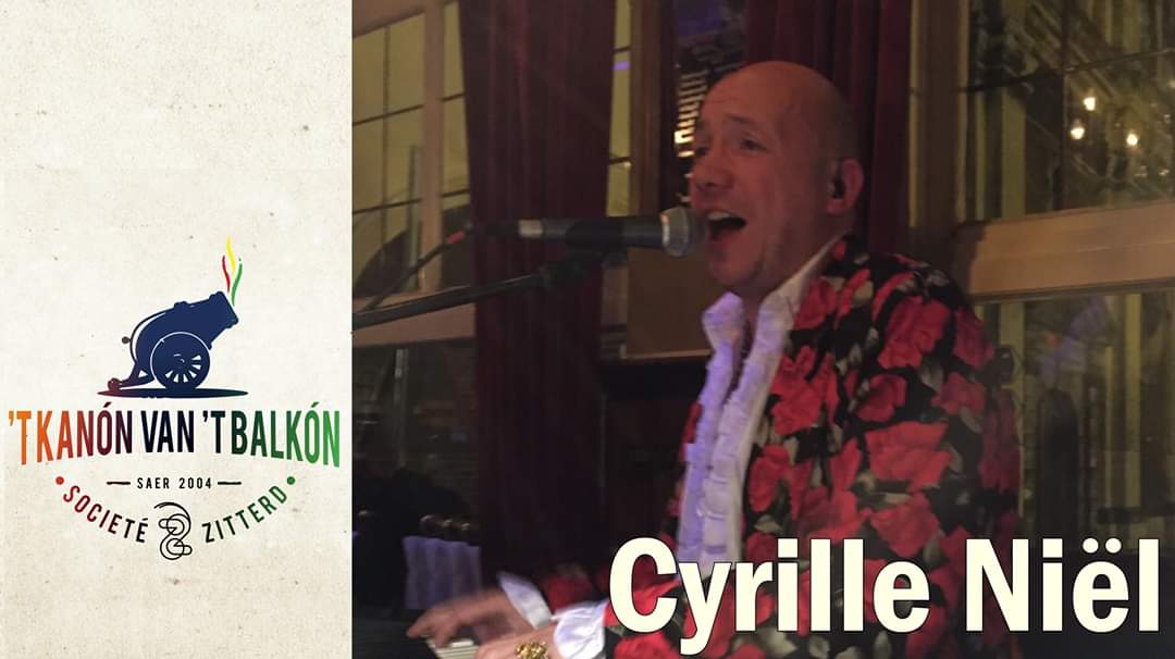 Jazeker... CYRILLE NIËL is derbie. Eene echte zittesje sjnaak op 't Kanón. Veer kenne zeker weite allemaol mit Cyrille een aantal leidjes mit zenge. Sjpas en sjoenkele is gegarendeijerd. #veerzeenzitterd #kanonvantbalkon #zittesjesjnaak #mert #zitterd #vastelaovendzaoterdig