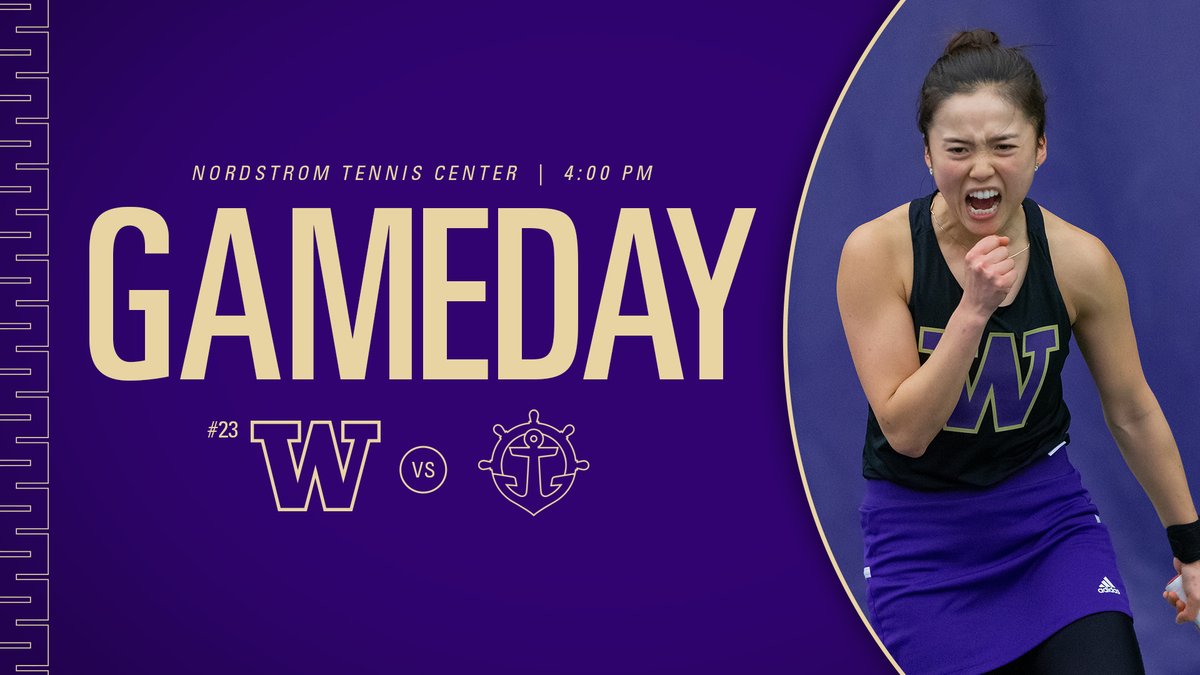 GAMEDAY!!!

The Huskies host Portland tonight at 4! Come on out and root on the Dawgs!

🆚 Portland
📍 Seattle, WA
🏟️ Nordstrom Tennis Center
🕓 4:00 PM
🎟️ FREE!
🍕 FREE!

#GoHuskies