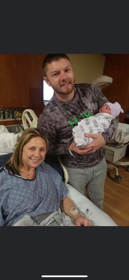 cheevolleyball's tweet photo. Congratulations to Coach Ashley and her husband Chris for bringing their son Carson into the world this morning!! https://t.co/ujlJXoh1XP