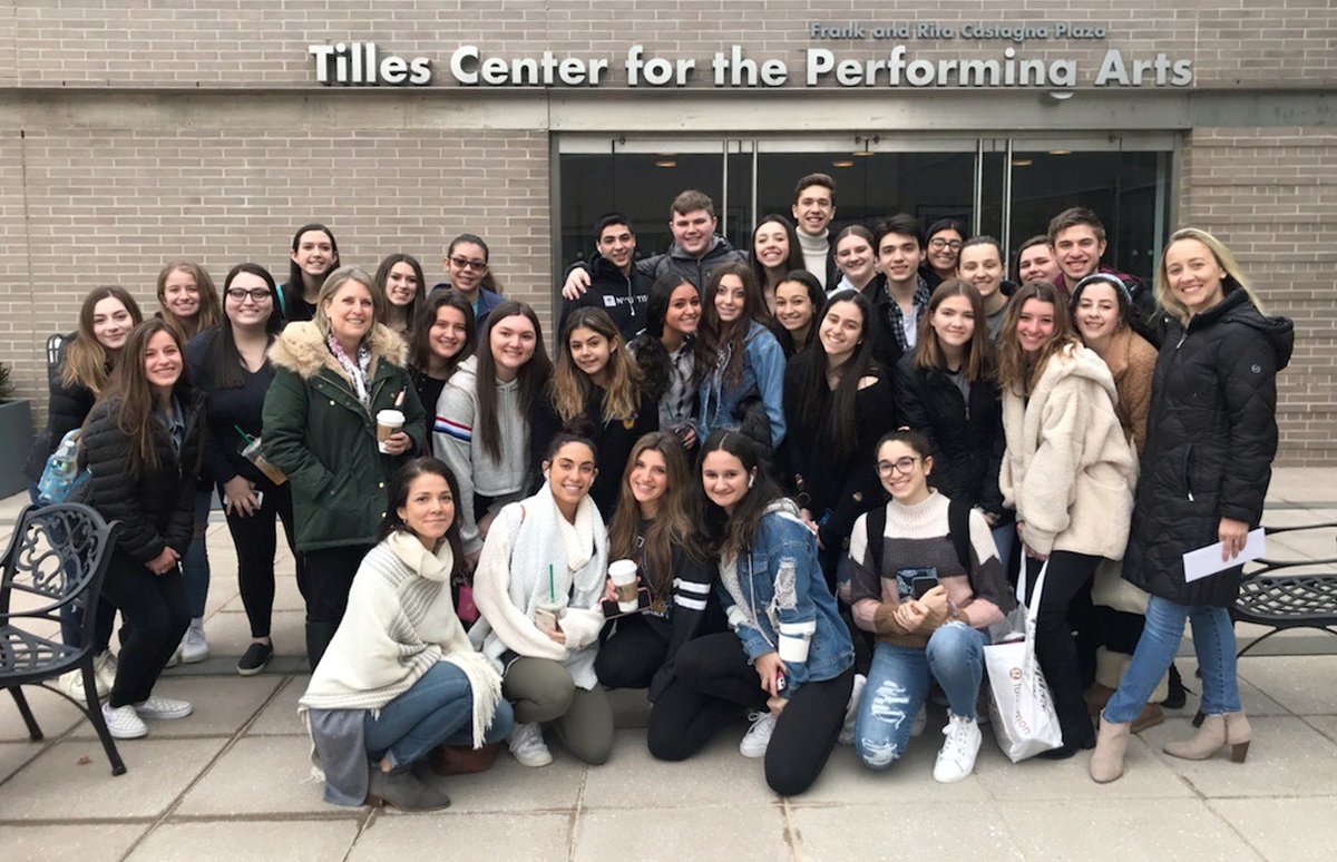 CommackSchools's tweet photo. IB Dance and Theatre students saw the Momix Dance Company perform @TillesCenter today! #MrsMalone #IBDance #MsCisek, #MrsDesmond, #MrsDonnelly #CommackHighSchool #CommackSchools https://t.co/fXQZ1mGZPw