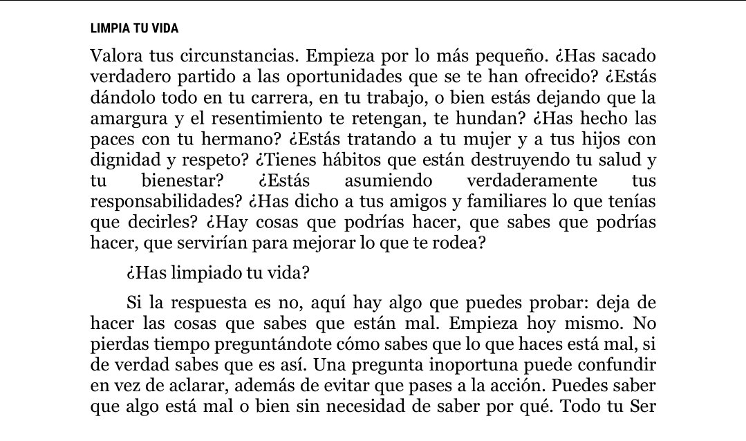Mabomarcos's tweet photo. Creo que nos merecemos leer algo así en medio del caos. Donde todo está mal y nuestra actitud ante eso no necesariamente siempre es la más acertada!

Palabras simples de @jordanbpeterson del libro "12 reglas para vivir. Un antídoto al caos"

El párrafo final 👌🏻 https://t.co/h6lI9qmXXz