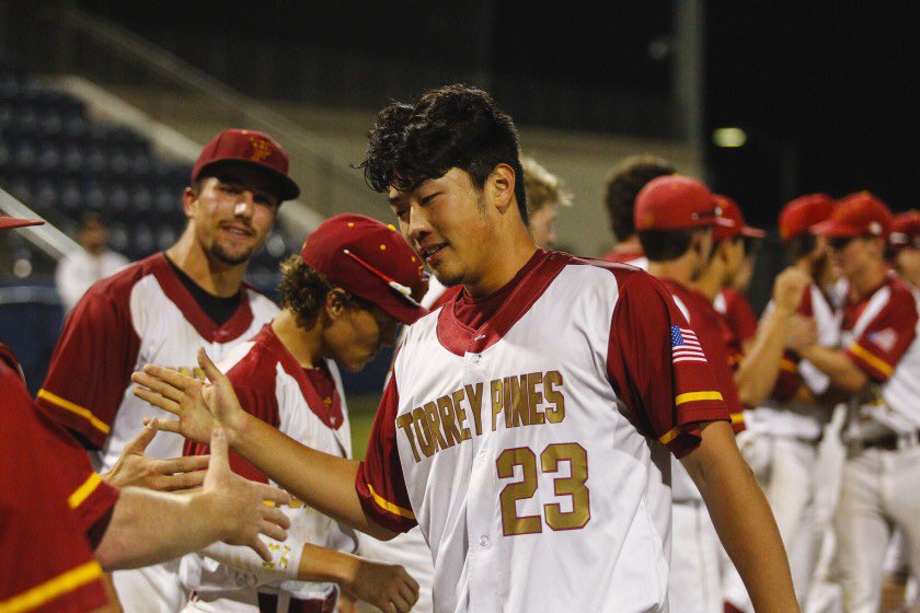 CorvKnights's tweet photo. We’re excited to announce the signing of future @USDbaseball third baseman Kevin Sim of Torrey Pines HS. Kevin’s dad Jong-soo Shim was a former star slugger in the professional Korea Baseball Organization. Welcome to the fam, Kevin. #GetSticky #Yoonification #GoKnights https://t.co/EAcWhD7PQi