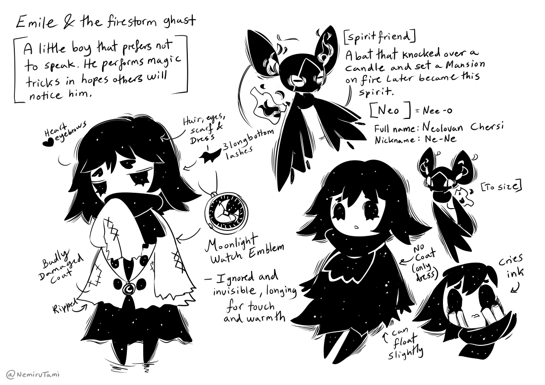 "These children live in a forest cloaked in darkness; a gathering place for spirits. Those who venture without guidance get swallowed by the void. Lives lost will never be found again. I will be your guide, for safe returns."
(Original Project) Kunikos- a Cynic's tale