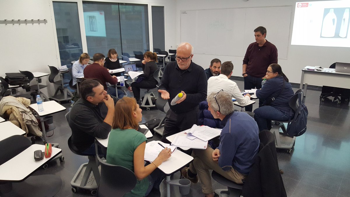 Estem a la primera sessió del Postgrau de Packaging <a href="/euncet/">Euncet</a>  treballant per incorporar #ecodisseny #sostenibilitat a la #reenginyeria de #packaging amb <a href="/BIP_LEITAT/">Barcelona Institute of Packaging</a> i <a href="/Leitat/">Leitat</a>