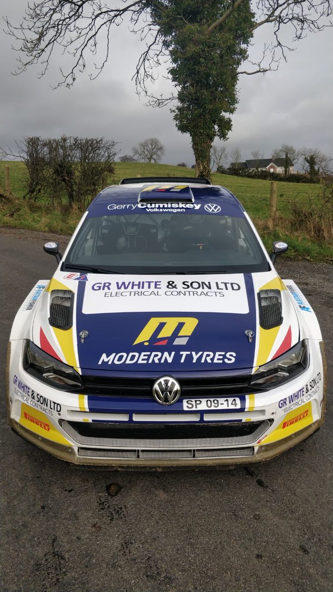 alastair_fisher's tweet photo. Excited to reveal our Dom Buckley RSC prepared @volkswagenms Polo R5 ahead of this weekends @IrishTarmacTROA opener The @GalwayIntRally! @ModernTyres @GerryCumiskeyVW https://t.co/KFclYkjMWA