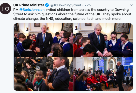 Edu_Employers's tweet photo. Some wonderful questions from primary children asking the PM about a range of issues inc their aspirations &amp; concerns about  the future.  

They also got  chance to meet a wide range of people working at No 10 &amp; ask them Qs about their job &amp; career route

https://t.co/3ZwU2AhFgC https://t.co/LYUXIU68SI