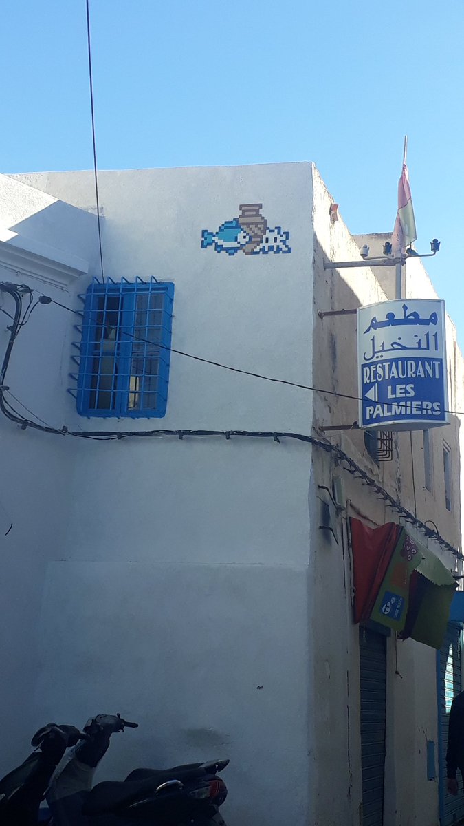HediSemchaoui's tweet photo. @InvadersTokens 👾 #invader #invaderswashere #flashinvader at #Djerba #tunisia #DiscoverTunisia https://t.co/nRdiAws0ET