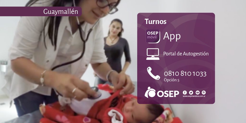 OsepMza's tweet photo. La Unidad de Medicina Familiar #OSEPCerca cuenta con un equipo de profesionales comprometidos con la Comunidad. Uno de sus puntos territoriales más destacados es el servicio de #PuenteDeHierro👩⚕️
Conocé todos los lugares de atención en nuestra página web👉https://t.co/qClQvj5enM https://t.co/w2FBkKUvuq