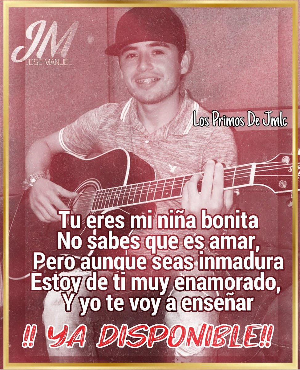 losprimosdejm's tweet photo. MiNiñaBonita" con 
@Josemanuel_oficial y        @Leninramirezmusic , disponible ya en TODAS las plataformas digitales🎶🔥
.
#JoseManuel #JMLC #TeamJMLC
#DELRecords🔴                          #FanClubsJMLC✨
#TeamPrimosdeJMLC https://t.co/t5tBn6QiGX