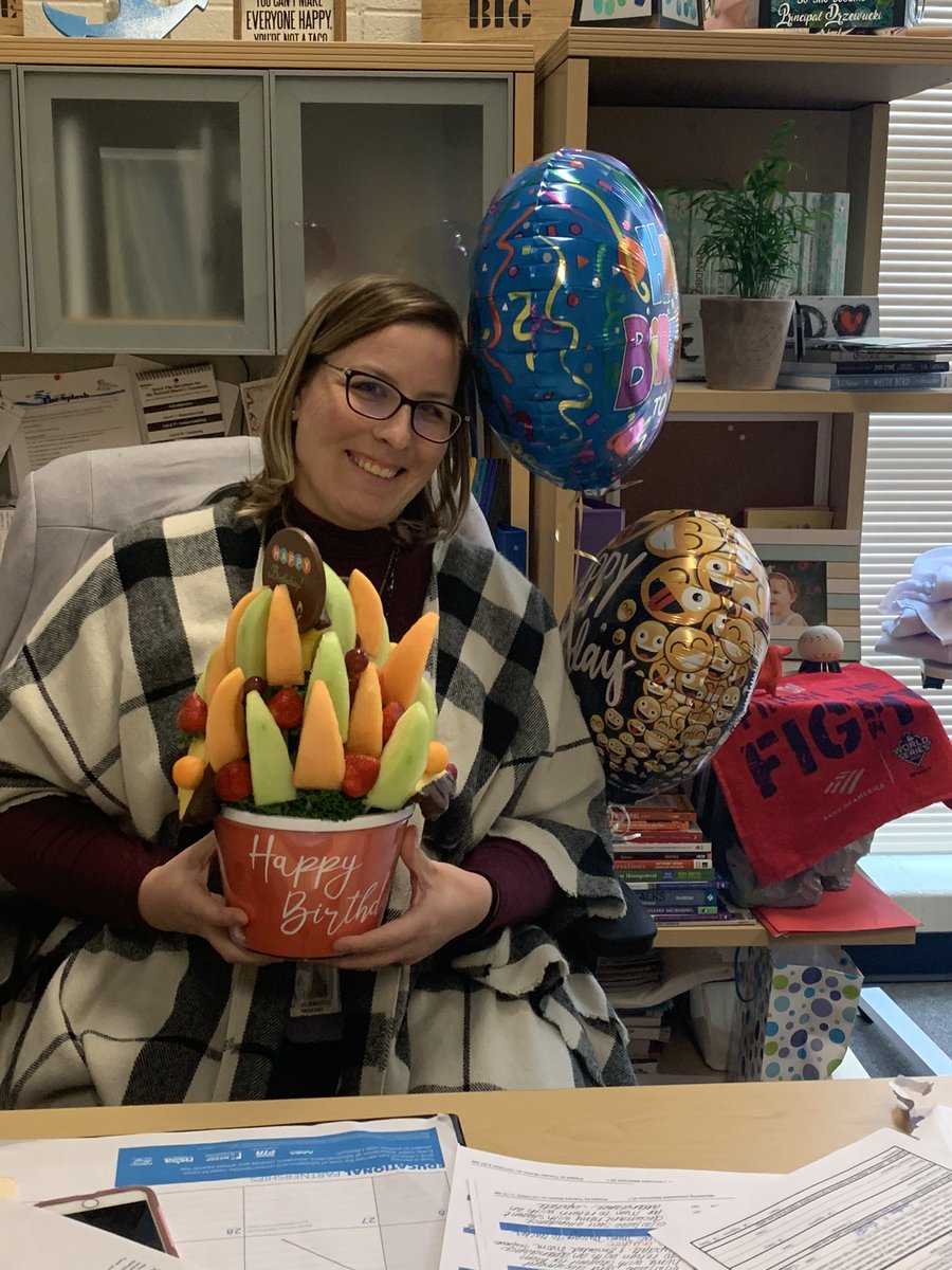 Wishing our passionate leader an awesome birthday! Principals deserved to be pampered too! #wilsonsealions #wearewilson @MrsDrzewucki