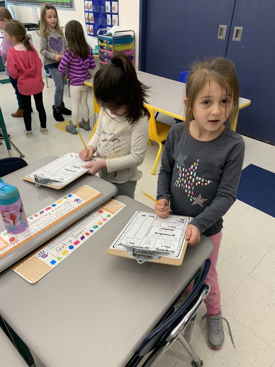MrsMancl's tweet photo. Mancl Musketeers survey classmates to see if they want the groundhog to see his shadow. Students use tally marks to collect date and then graph their information. #fantasticfirsties #mathminds #graphingdata #groundhogday https://t.co/N3SCsvrmFh