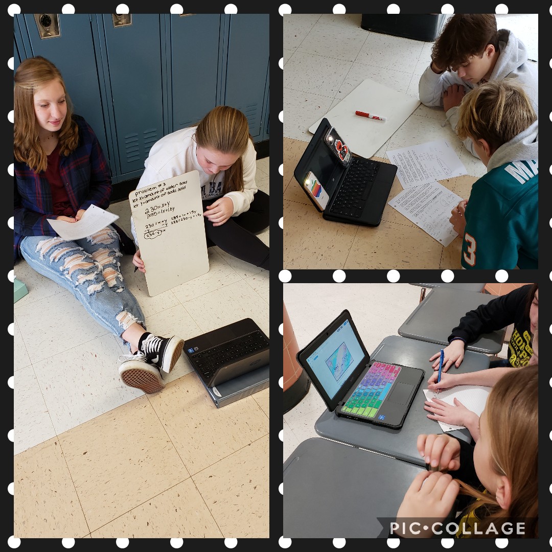 lambrinos's tweet photo. @Flipgrid all over TMS today! @MrsAGulino 's Ss discussed how they solved their system of equations and Mrs. Menges's class recorded which option was better based on #Unitprice! Notice the boys needed "more lighting" for their video 🤣 #MTPSpride @ThompsonMSpride  @MsLindsayFox https://t.co/SAEvkWZA4O