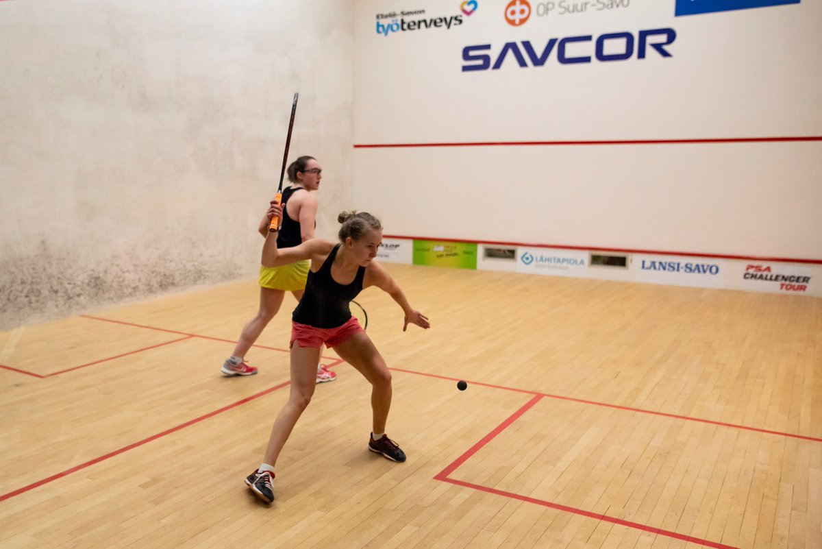 SFOsquash's tweet photo. Emilia Soini FIN - Alice Green ENG 3-2 https://t.co/4xpha911U4