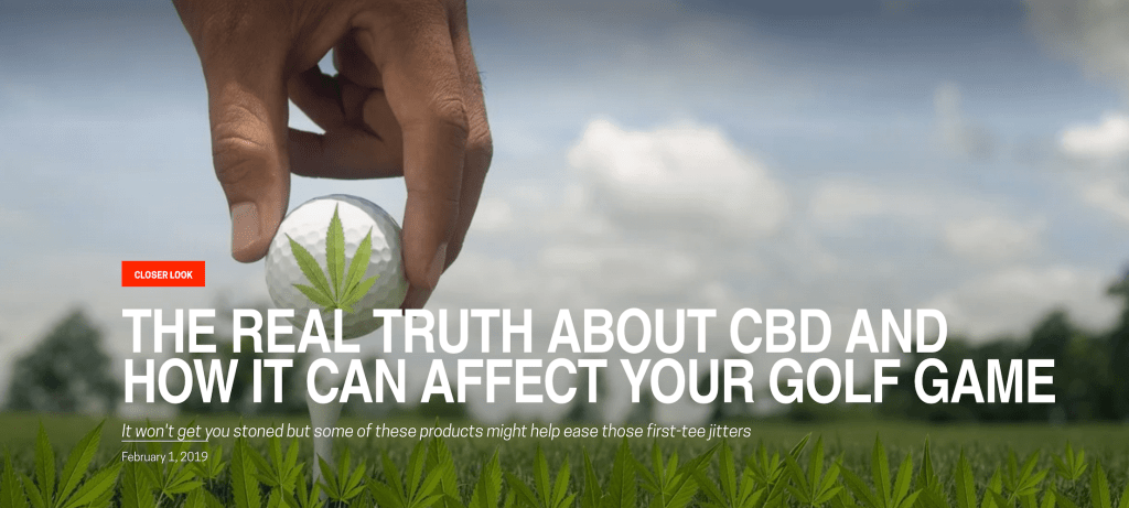 Golformula's tweet photo. The real truth about CBD and how it can affect your golf game https://t.co/QrobxmPtxD https://t.co/F9HCjMPOBV