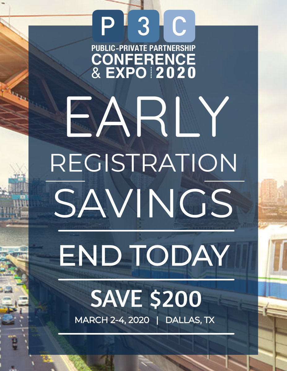 Advance registration savings for the P3 Conference in Dallas end today- Save up to $200 and an extra $100 by using promo code “100TWITTER” thep3conference.com    #P3 #PPP