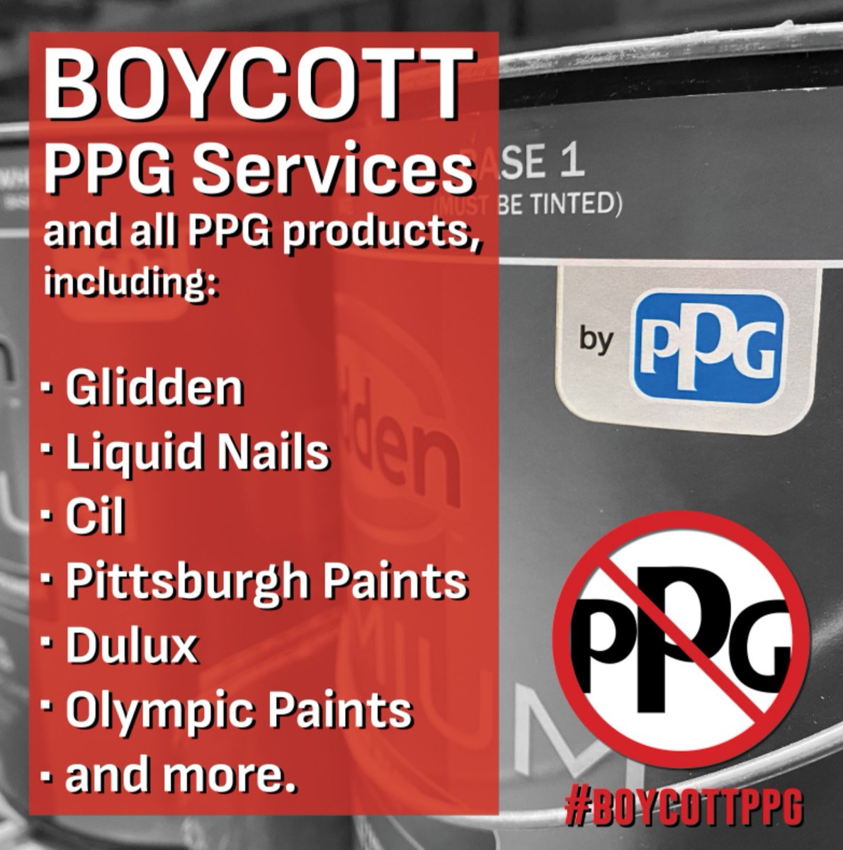 IUPATDC4WNYCNY's tweet photo. The IUPAT is concerned that PPG Services may make it impossible for painting companies to pay their workers fair wages and adequate health and retirement benefits. #BoycottPPG #PPGPeople #PPGProud @GoIUPAT @DC9_IUPAT @iupat_dc91 @DC16IUPAT @IUPAT_DC5 @iupat82 @IUPAT_DC5 @iupatdc7 https://t.co/ueuLPCKBId