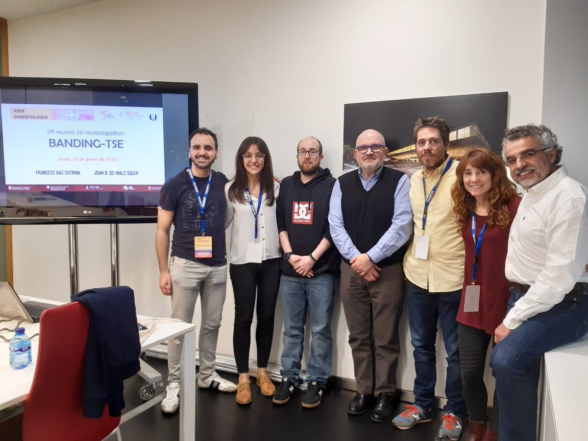 Francesc Bas Cutrina (@fbascutrina) on Twitter photo 5a Reunió de coIPs de l'estudi BANDING-TSE a Lleida en el 29è congrés de la <a href="/SCDigestologia/">SCDigestologia</a>! Seguim amb l'estudi de la tècnica endoscòpica, i n'encetem un segon relacionat, sobre qualitat de vida i "tumorofòbia" dels pacients: QUALI-BANDING-TSE! 😃 #projectedoctoral <a href="/hbellvitge/">Hospital Universitari Bellvitge | HUB</a> 5a Reunió de coIPs de l'estudi BANDING-TSE a Lleida en el 29è congrés de la <a href="/SCDigestologia/">SCDigestologia</a>! Seguim amb l'estudi de la tècnica endoscòpica, i n'encetem un segon relacionat, sobre qualitat de vida i "tumorofòbia" dels pacients: QUALI-BANDING-TSE! 😃 #projectedoctoral <a href="/hbellvitge/">Hospital Universitari Bellvitge | HUB</a>