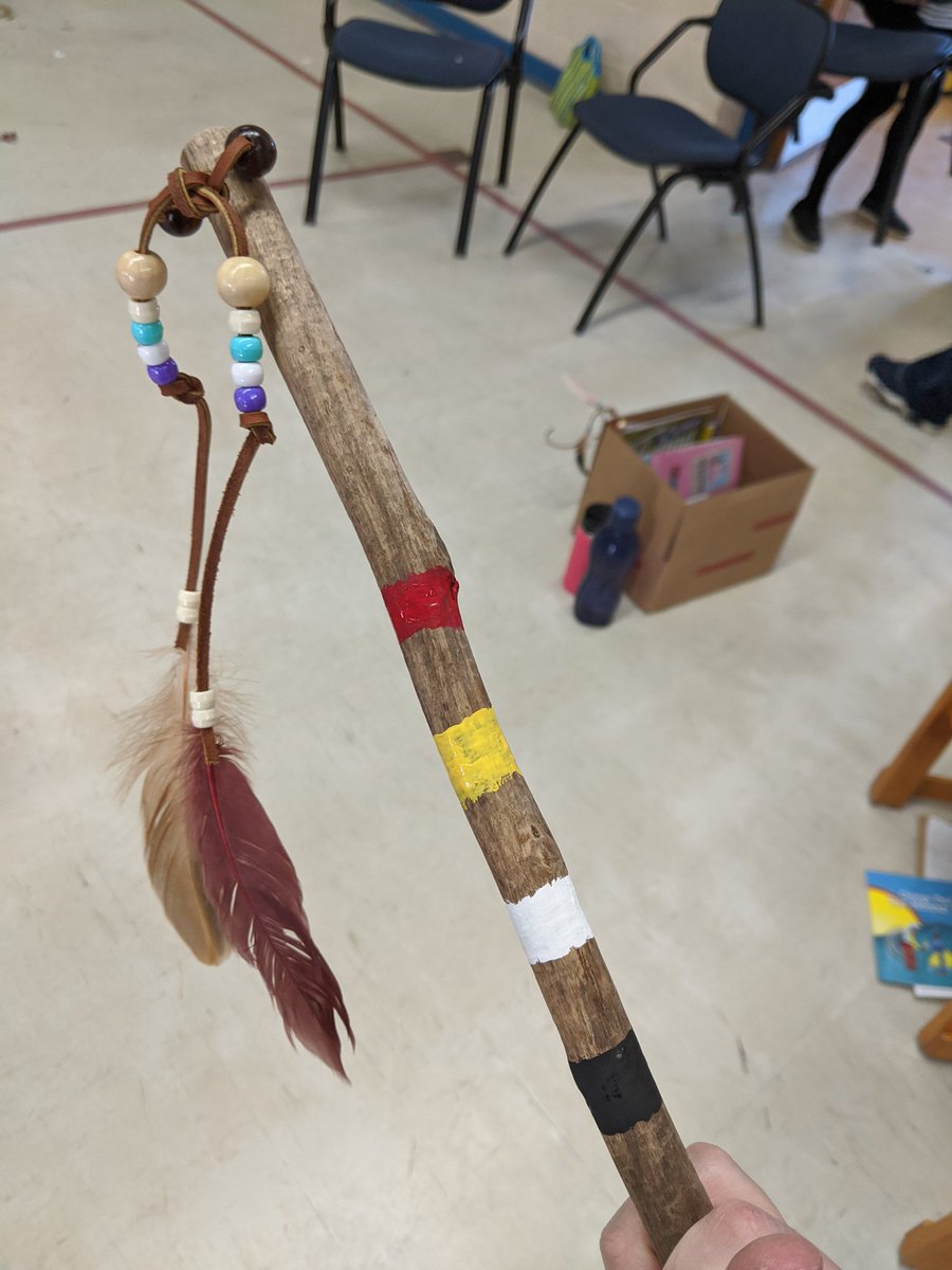 What a great PD day <a href="/WindsorForks/">Windsor Forks District School</a>!! The staff started the day off drumming with Dr. Henry Bishop. We then spend the afternoon with Holly Meuse and her native student advisors learning about saging, making sweet grass braids and everyone made their own talking stick! <a href="/AVRCE_NS/">Annapolis Valley Regional Centre for Education</a>