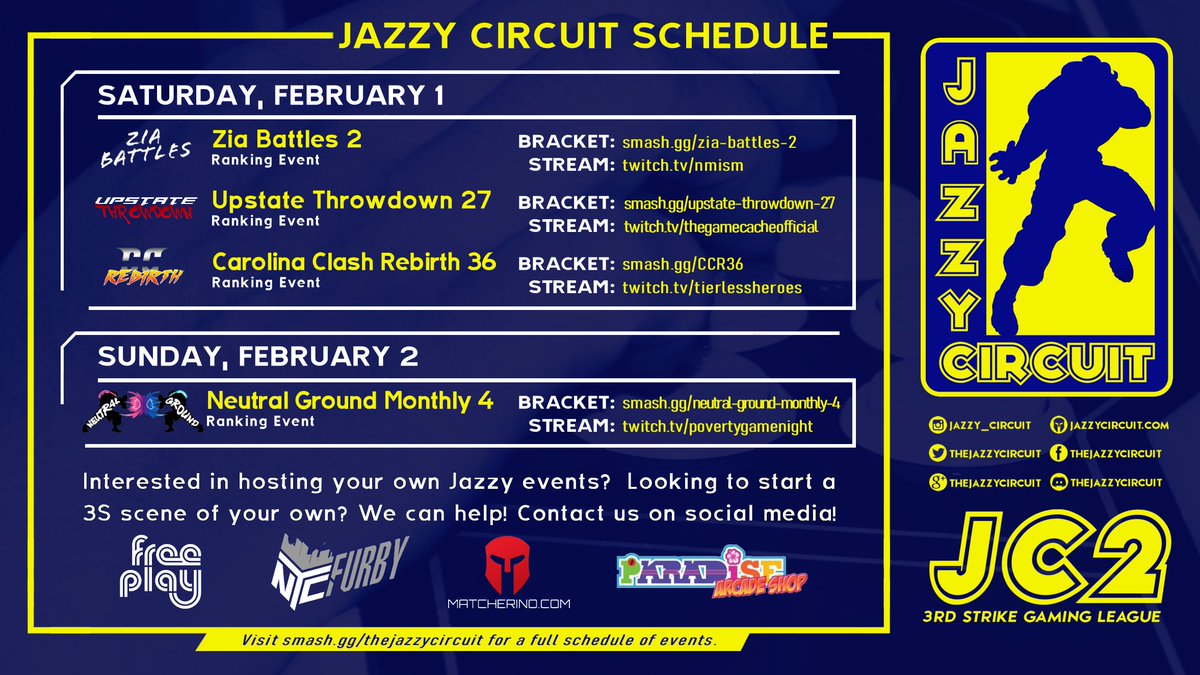 TheJazzyCircuit's tweet photo. Lots of #3S happening this weekend with 4 Jazzy events in 4 states including the first ever Ranking Event in New Mexico!

ZB2 (NM) https://t.co/TOkI0I3H4R
UT27 (SC) https://t.co/SI3wQgcDvG
CCR36 (NC) https://t.co/XYlqNOo2hT
NGM4 (MI) https://t.co/CtbwUONNpS

#jazzy3S #3Sturns21 https://t.co/yuxoKIDDPG