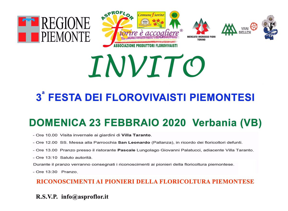 sergioserfiori's tweet photo. #Asproflor #anniversario #floricoltura #festa #stampa #40anni https://t.co/4yiP0Bc8fg