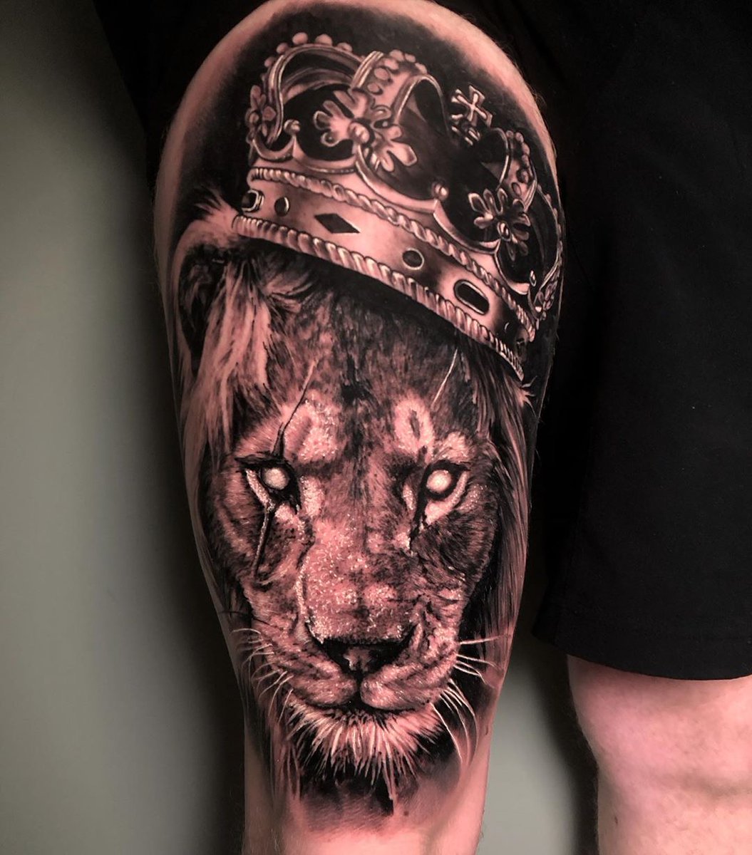 Lion Tattoo art by Bruno Santos  rImagesOfBrazil